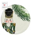 Vietri Nutcrackers Dinnerware Salad Plate In Green