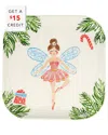 Vietri Nutcrackers Sugar Plum Fairy Square Platter