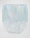 Vietri Nuvola Light Blue And White Double Old Fashioned In Blue White