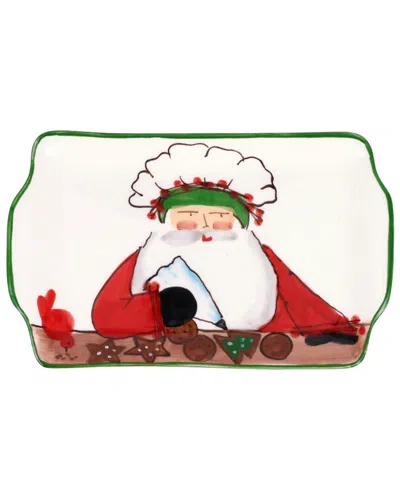 Vietri Old St. Nick 2025 Limited Edition Rectangular Plate