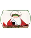 Vietri Old St. Nick 2025 Limited Edition Rectangular Plate In Multi