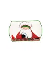 Vietri Old St. Nick 2025 Limited Edition Rectangular Platter In Red