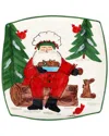 Vietri Old St. Nick 2025 Limited Edition Square Platter In Multi