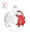 Vietri Old St. Nick Baby's First Christmas Ornament With $4 Credit In Multicolor