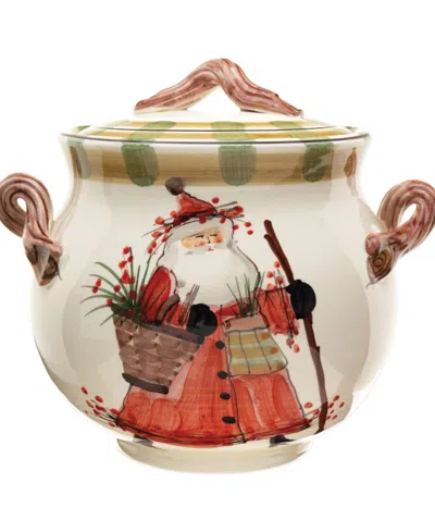 VIETRI OLD ST. NICK BISCOTTI JAR