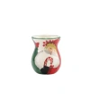 Vietri Old St. Nick Bud Vase In Handpainted