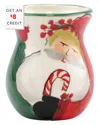 Vietri Old St. Nick Bud Vase In Multi