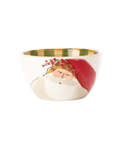 Vietri Old St. Nick Cereal Bowl In Multi