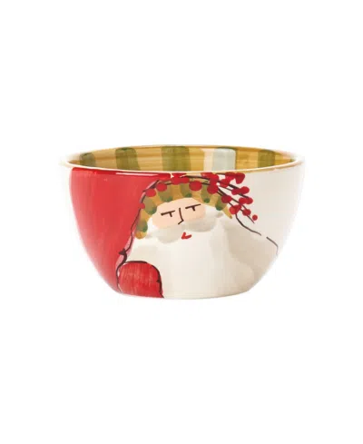 Vietri Old St. Nick Cereal Bowl In Multi