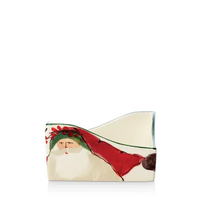 VIETRI OLD ST. NICK COCKTAIL NAPKIN HOLDER