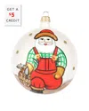 Vietri Old St. Nick Gardener Christmas Ornament