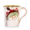 Vietri Old St. Nick Green Mug In Multi