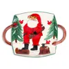 Vietri Old St. Nick Handled Square Platter In Open Misce