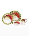 Vietri Old St. Nick 4-piece Place Setting In Animal