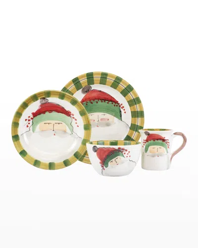 Vietri Old St. Nick Hat 4-piece Place Setting In Multi