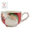 Vietri Old St. Nick Jumbo Cup In Multi