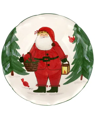 VIETRI VIETRI OLD ST. NICK PEDESTAL FRUIT BOWL