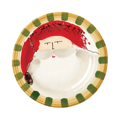 Vietri Old St. Nick Round Salad Plate In Open Misc