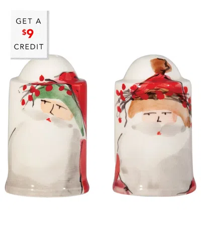 VIETRI VIETRI OLD ST. NICK SALT & PEPPER