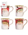 Vietri Old St. Nick Mug In Multi