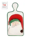 Vietri Old St. Nick Small Cheese Board In Multi