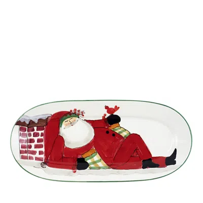 VIETRI OLD ST. NICK SMALL OVAL PLATTER