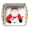 Vietri Old St. Nick Square Baker W/ Chef In Multi
