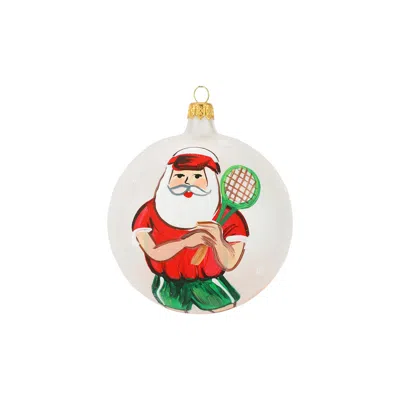 Vietri Old St. Nick Tennis Ornament
