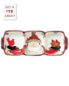 Vietri Old St. Nick Three Part Server In Multi