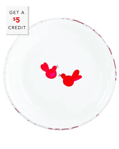 Vietri Old St. Nick Ti Penso Plate With $5 Credit In Multi