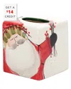 Vietri Old St. Nick Tissue Box In Multi