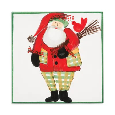 Vietri Old St. Nick Trivet In Multi