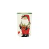 Vietri Old St. Nick Utensil Holder W/ Carrots