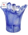 Shop Vietri Onda Glass Cobalt Short Vase With $4 Credit