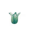 Vietri Onda Glass Petite Vase In Green