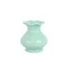 Vietri Ondulata Aqua Short Vase