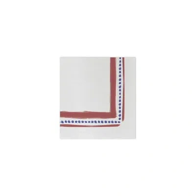 Vietri Papersoft Campagna Cocktail Napkins In Red