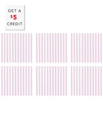 Vietri Papersoft Napkins Capri Pink Cocktail Napkins (pac With $5 Credit