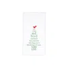 Vietri Papersoft Napkins Holiday Tree Guest Towels (pack Of 20)
