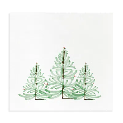Vietri Papersoft Napkins Lastra Holiday Cocktail Napkins, Pack Of 20 In White