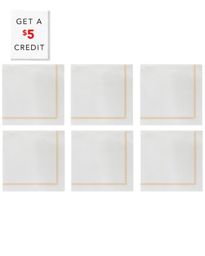Vietri Papersoft Napkins Pack Of 120 Cocktail Napkins With $5 Credit In White