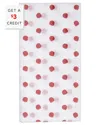 Vietri Papersoft Napkins Pack Of 50 Dot Red Guest Towels With $3 Credit In Red