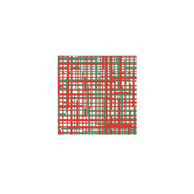 Vietri Papersoft Napkins Plaid Green & Red Cocktail Napkins (pack Of 20)