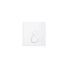 Vietri Papersoft Napkins Silver Monogram Cocktail Napkins - E (pack Of 20)