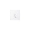 Vietri Papersoft Napkins Silver Monogram Cocktail Napkins - K (pack Of 20)