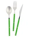Vietri Pastello 3pc Place Setting In Green