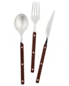 Vietri Pastello 3pc Place Setting In Brown