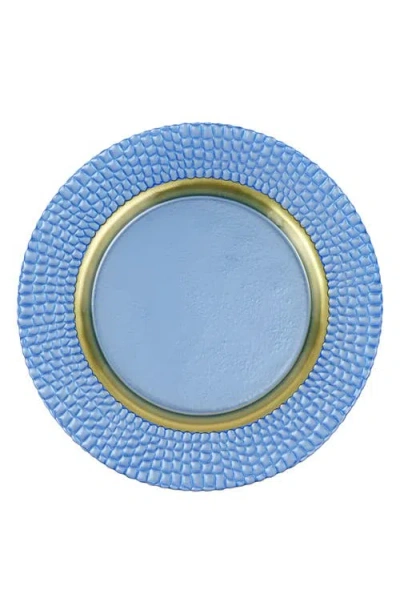 Vietri Pelli Glass Charger Plate In Multi