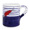 Vietri Pesce Pazzo Fish Mug In Blue