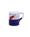 Vietri Pesce Pazzo Underwater Fish Mug In Blue